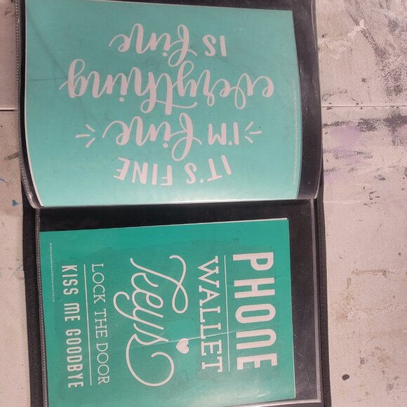 Bundle 6 ~ Reusable Silk Screen Stencils ~ 10 x 13 Binder ~Miscellaneous - Picture 9 of 16